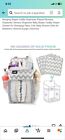 Xl Hanging Diaper Caddy Nursery Organizer Crib Wall Changing Table Gray Chevron
