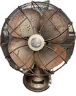 Emerson Electric St  Louis Mo  Oscillating Table Fan Antique Original 1940s