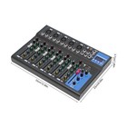 2 4 5 6-16 Channel Mixing Console Sound Usb Bluetooth Live Studio Audio Mixer