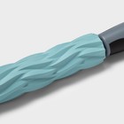 17 75  Massage Stick Aqua Blue  Handheld Polyurethane Foam Massager-2pack