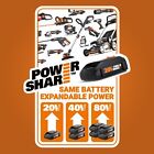 Wx030l Worx 20v Vacuum Powershare  Portable   Compact Ob