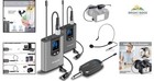 Dual Channel Wireless Lavalier Microphone System For Video Recording   Vlogging