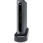 Silver - Motorola Cable Modem   Wifi Router   2 Phone Ports Combo  wifi 5  