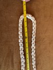Vintage Style Thick Light Beige Cowrie Sea Shell Lei Necklace 16 