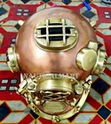 Antique Old Divers Helmet Handmade Design Mark V  Vintage Anchor Marine 