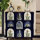 Floral Wallpaper Dark Peel And Stick Wallpaper Vintage Contact Paper For Cabinet