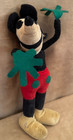 Antique 1930s Walt Disney Mickey Mouse Felt Doll Charlotte Clark George Borgfel