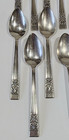 Vtg Oneida Community Coronation Silverplate Teaspoons Silverware Set Of 16