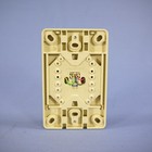 Eagle 3251-4v Ivory 1-gang Phone Jack Unbreakable Nylon Standard Wallplate Cover