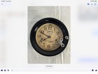 Vintage Seth Thomas Navy Ships Deck Clock With Key  Keeps Perfect Time 