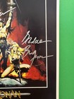 Conan The Barbarian Signed Autographed Movie Poster 2 Autos coa - Free Shipping