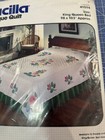 Vintage Bucilla Rose Petals Applique Quilt Top Kit King queen  49594 Size 98 