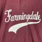 Vintage Farmingdale Baseball Jersey Shirt Mens Size L Red S s  5 Tee