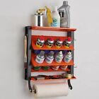 Spray Can Holder Lube Can Wall Mount Storage Rack Paint Bottle Organizer 8 Can