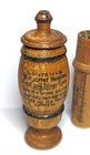 Antique Vintage Wood Sewing Needle Case Spool Lot Picadilly Boye Clarks