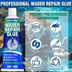 Wader Repair Glue  Flexible Patch Kit  Fast-drying  Waterproof  Clear