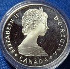 I 1985 Canada Silver Dollar Proof National Parks Moose Coin 1885-1985 Coa Box 