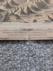 1857 Antique Map Colton s Comparative Engraving Of Mountains   Rivers 