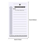 Frienda 100 Pcs 10 Line Football Sports 8 X 15 Cm   3 1 X 5 9 Inches  Black 