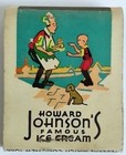 Matchbook - Howard Johnson Restaurant Ice Cream - Unstruck - Federal Match Corp 