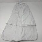 Halo Sleep Sack Newborn 0-3 Mos White   Gray Polka Dot Print Swaddle 100  Cotton