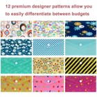 Abc Life Cash Envelopes Plastic For Budget 12 Pack  Expense