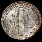 1944-d 10c Mercury Dime- Gem Bu   Free Shipping- Jam421