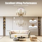 Motorized Chandelier Hoist Lift System With Remote And Wall Control Heavy Duty