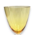 Baccarat Vega Fortissimo Crystal  Wine Glass  Yellow No Box