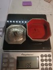 Persian 84 Silver Octagon Shape Lidded Box- On 3 Feet - Hand Chased - 136 Grams