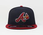 New Era 59fifty Men Boys Cap Atlanta Braves Made In Usa On Field Hat Size 6 7 8