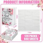 120 Pack Bible Travel Size Tissue Bulk 4 Ply Christian Pocket Tissue With Bible