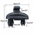 Sun Visor Clip Black Replacement For Audi A3 A4 A5 Q5 A7 B6 B7 B8 S4 8u0857562a