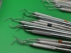 Vintage Lot Of 34 Hu-friedy Dental Instruments Gracey  Curettes  Probes