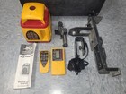 Pls Hvr 500 Rotary 360   Laser Level Kit W  Remote Detector Case Tested