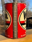Vintage Veedol Motor Oil Metal Can 5 Quart Free Ship