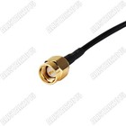 Sma Male Plug To Sma Female Jack Bulkhead Lot Connector Pigtail Coax Cable Rg174