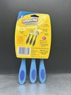 Nib Gerber Graduates Kiddy Cutlery Knife Fork   Spoon Set Ages 18 Mo And Up Blue