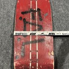 Skateboard Deck 10 x 30    Pig Shape Old Skool Bowl Racing Stripes Blank
