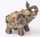 Feng Shui 5  Bronze Elephant Figurine Wealth Lucky Figurine Gift   Home Decor 