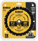 Dewalt  dwa171424b10  Tough Track 7-1 4 In  Circular Saw Blade 24t