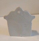 Antique Victorian Porcelain Double Wall Hung Match Holder With Strikers