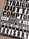 Vtg Nwa   1988  Street Poster Rare Rap Hip Hop Compton - 24    X 36    Promo Rp