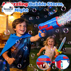 Bubble Gun Machine For Kids  10 000  Bubbles min Automatic Blower With Led Light