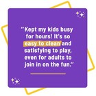 Kinetic Sand  Sandbox Set With 1lb Purple Play Sand  4 Tools   Molds  Storage  S