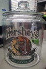 Vintage Hershey   s Chocolate Counter Display Glass Cookie Candy Jar Large