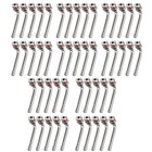 50 Kits New Tr545d Truck Tire Valve Stems For New 22 5   24 5 Alcoa Aluminum