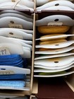 Huge Lot Over 300 Dnc Embroidery Floss On Holders cards In Vtg Tackle Box