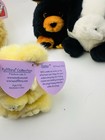 Swibco Vintage Puffkins Daisy Bear 6760 Yellow Round Beanie Ball Plush Toy Nwt