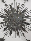 Vintage Celestial Astrology zodiac Sun Metal Wall Decor